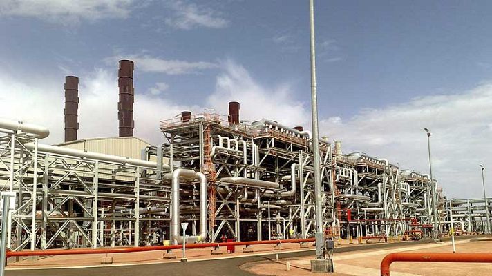 Telediario 1 - Las empresas de gas en el norte de África, preocupadas por un posible corte de suministro