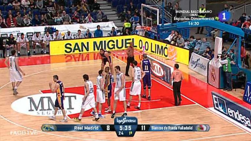 Baloncesto - Liga Endesa - Real Madrid-Blancos de Rueda Valladolid - Ver ahora