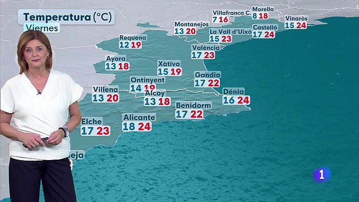 L'informatiu - Comunitat Valenciana - El Tiempo en la Comunitat Valenciana - 09/10/25