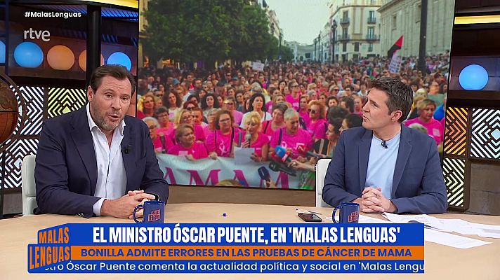 Malas lenguas - El ministro Óscar Puente, en 'Malas Lenguas'