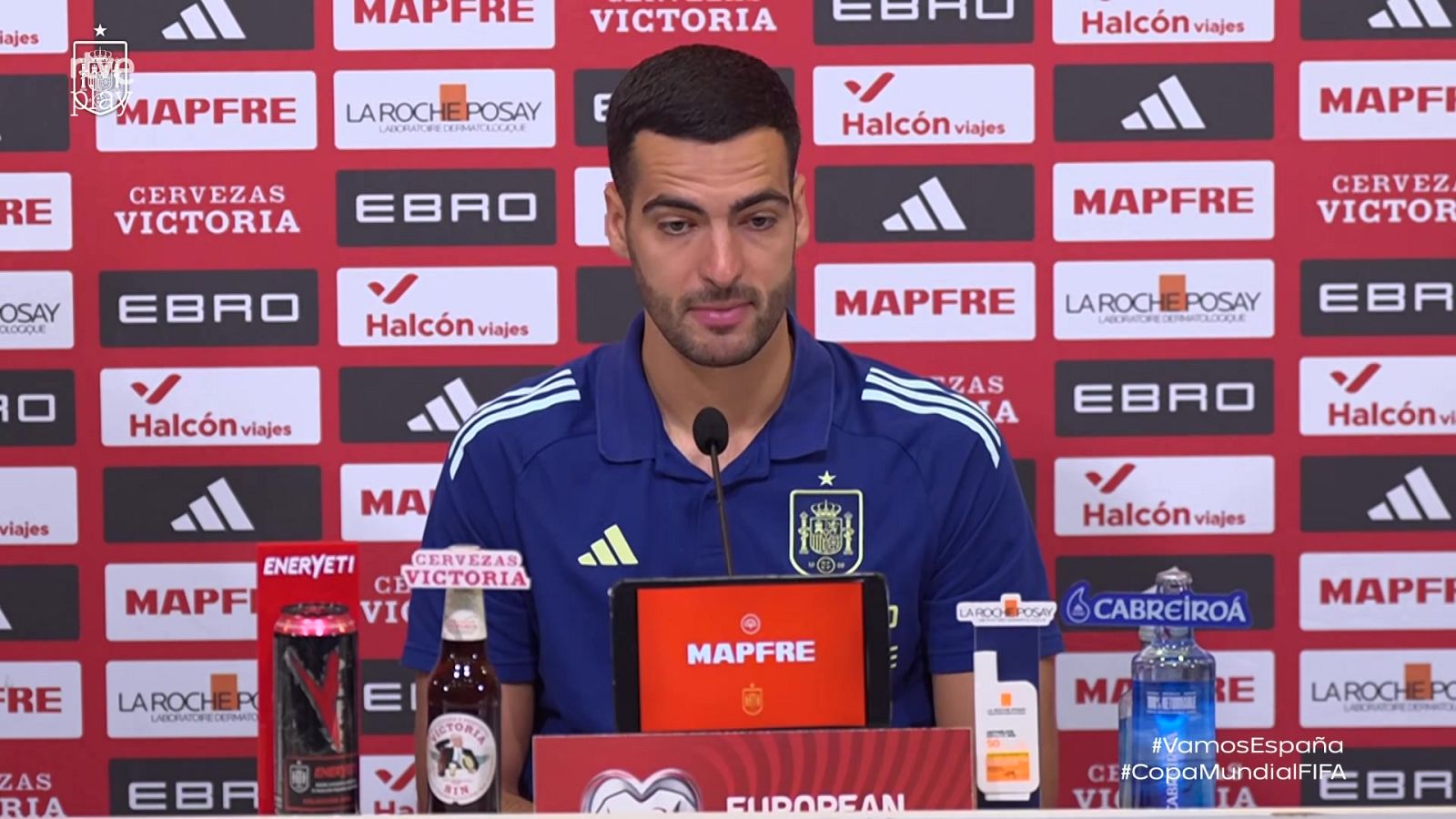 España - Georgia: rueda de prensa de Mikel Merino | Mundial 2026 - Fútbol | Ver