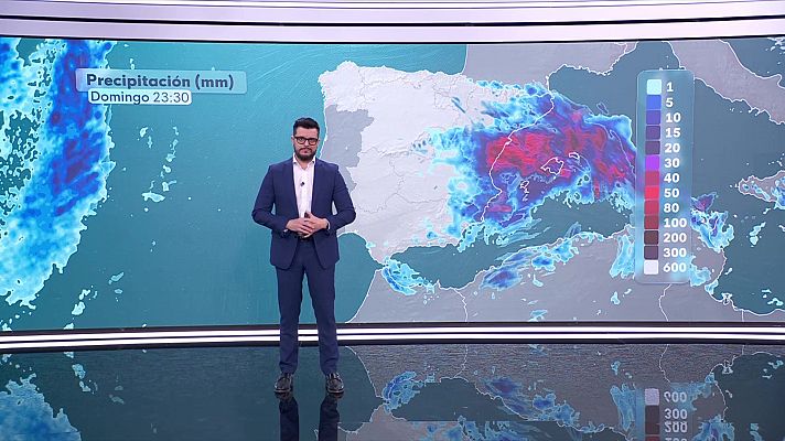 El tiempo - Precipitaciones torrenciales en Baleares y fachada oriental peninsular