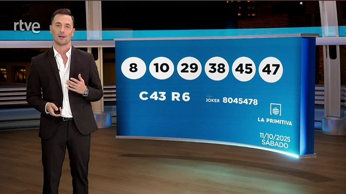 Loterías - Sorteo de la Bonoloto y Primitiva del 11/10/2025
