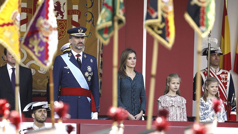 Los reyes y sus hijas presenciarán el desfile del Día de la Fiesta Nacional, la primera vez desde 2020