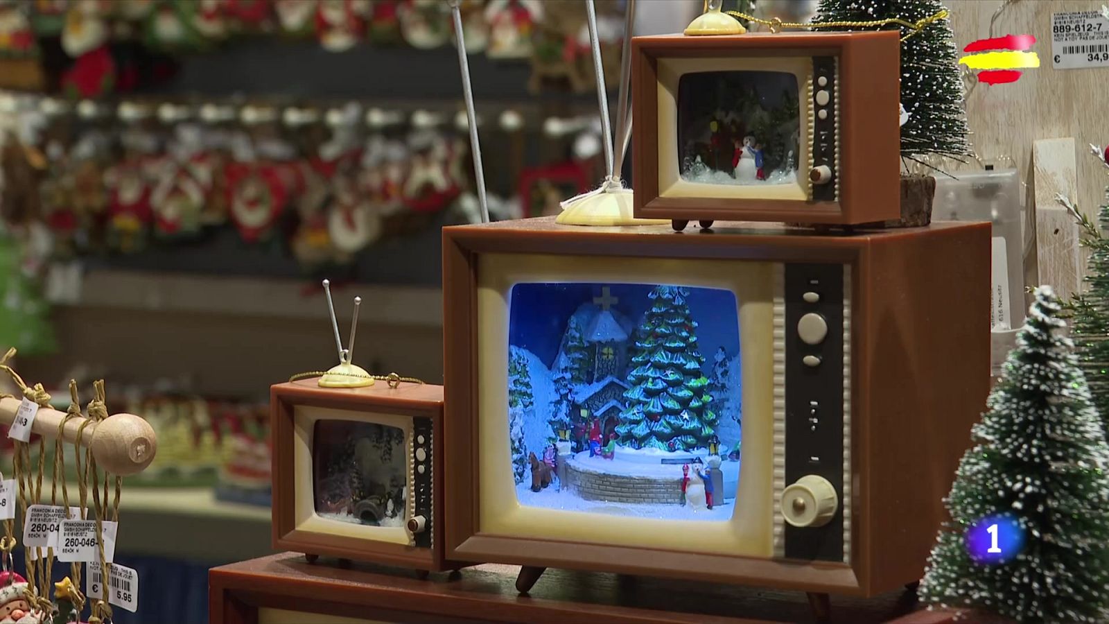 En alguns establiments comercials ja és Nadal