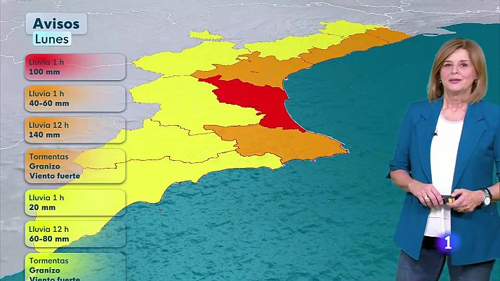 L'informatiu - Comunitat Valenciana - El tiempo en la Comunitat Valenciana 13/10/25