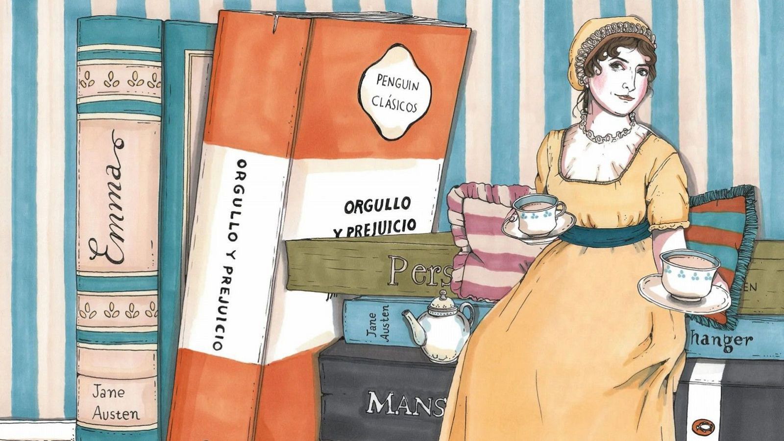 En el 'Día de las escritoras' os recomendamos una novela gráfica sobre Jane Austen - Telediario 1 | Ver