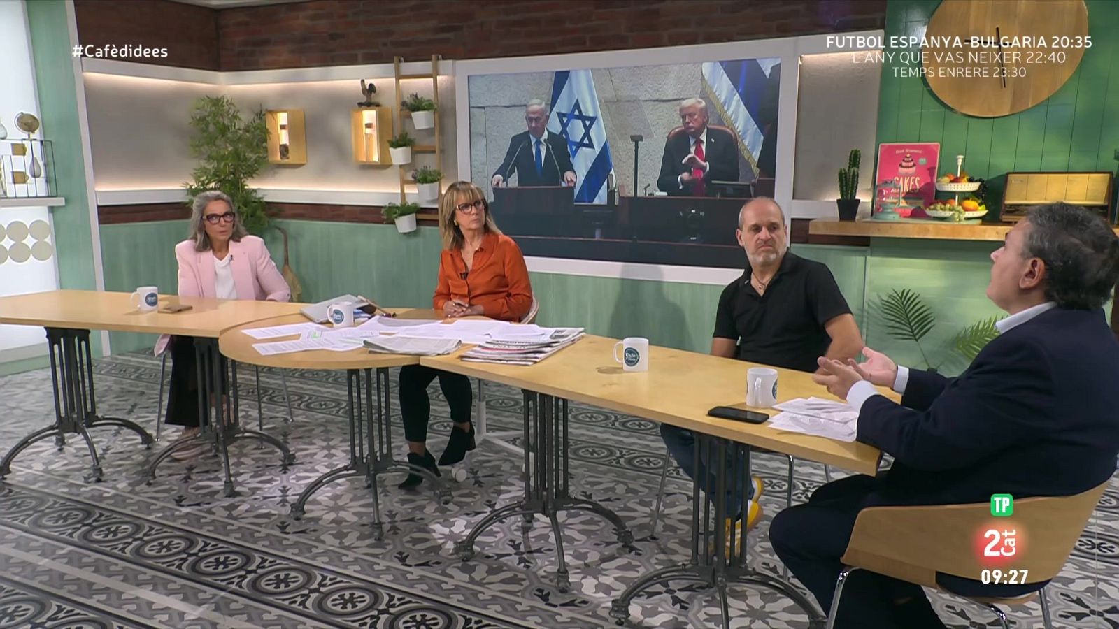 Xavi Domènech i Alberto Fernández, l'acord per Gaza i Cinc Cèntims