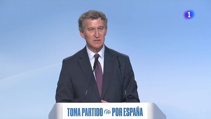L'Informatiu - Feijóo presenta a Barcelona un pla d'immigració de 10 punts