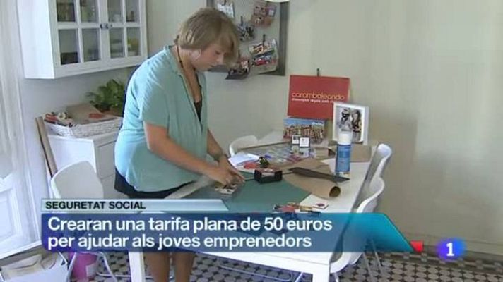 L'Informatiu - Els joves autònoms pagaran 50 euros de cotitzacio els primers sis mesos