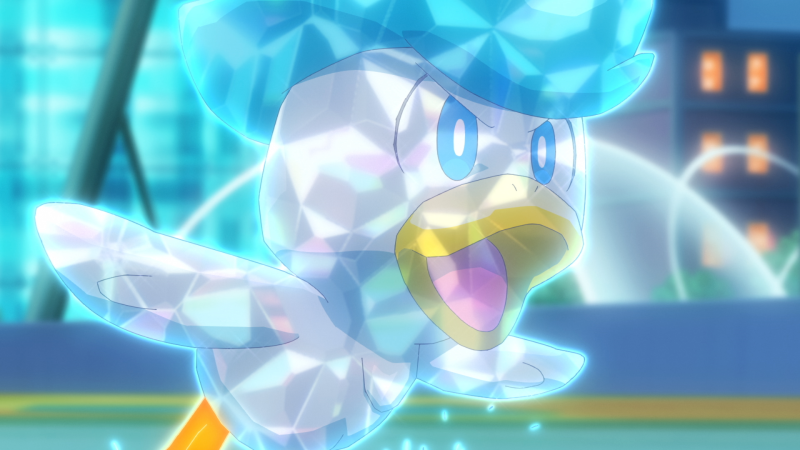 Trending terastallization! Dance, dance, Quaxly! - Pokémon Horizontes en inglés | Watch