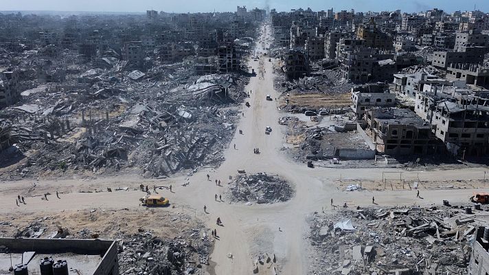 Telediario 2 - Israel y Hamás se culpan mutuamente de incumplir parte de la primera fase del acuerdo de alto el fuego