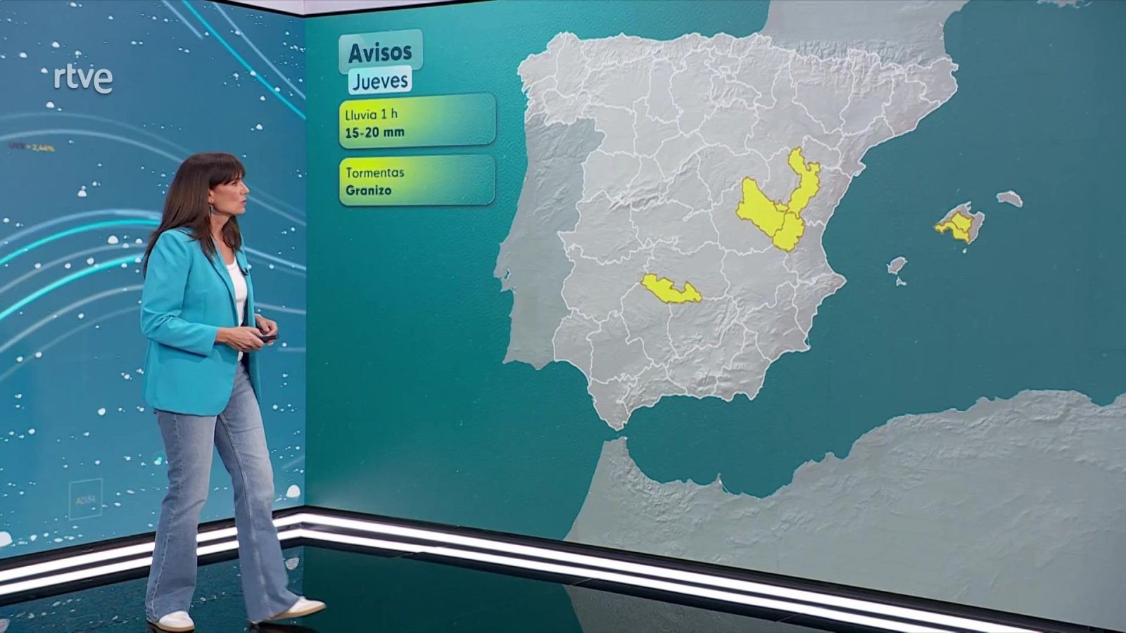 El Tiempo -Noche 15/10/25 - RTVE.es - El tiempo | Ver