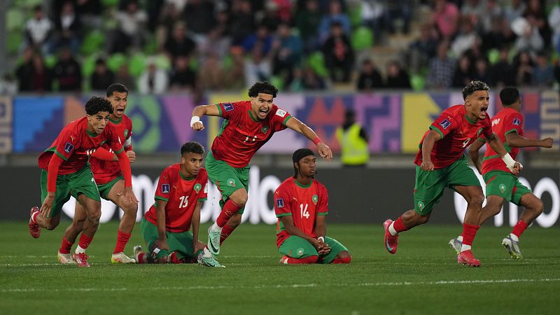 Tanda de penaltis de la semifinal del Mundial sub-20 entre Marruecos - Francia