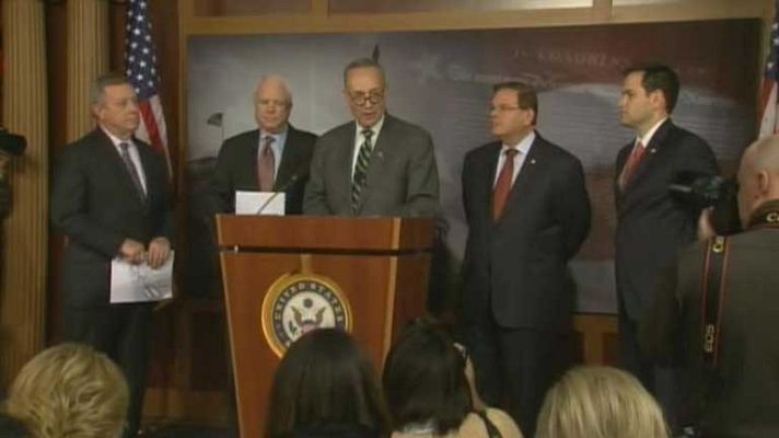 Telediario 1 - Inmigración en EE.UU.