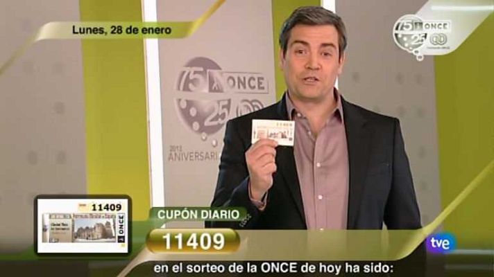 Sorteos ONCE - Sorteo ONCE - 28/01/13