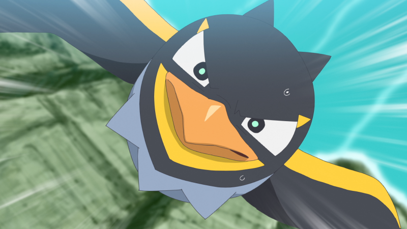 Wattrel's high wind warning! - Pokémon Horizontes en inglés | Watch