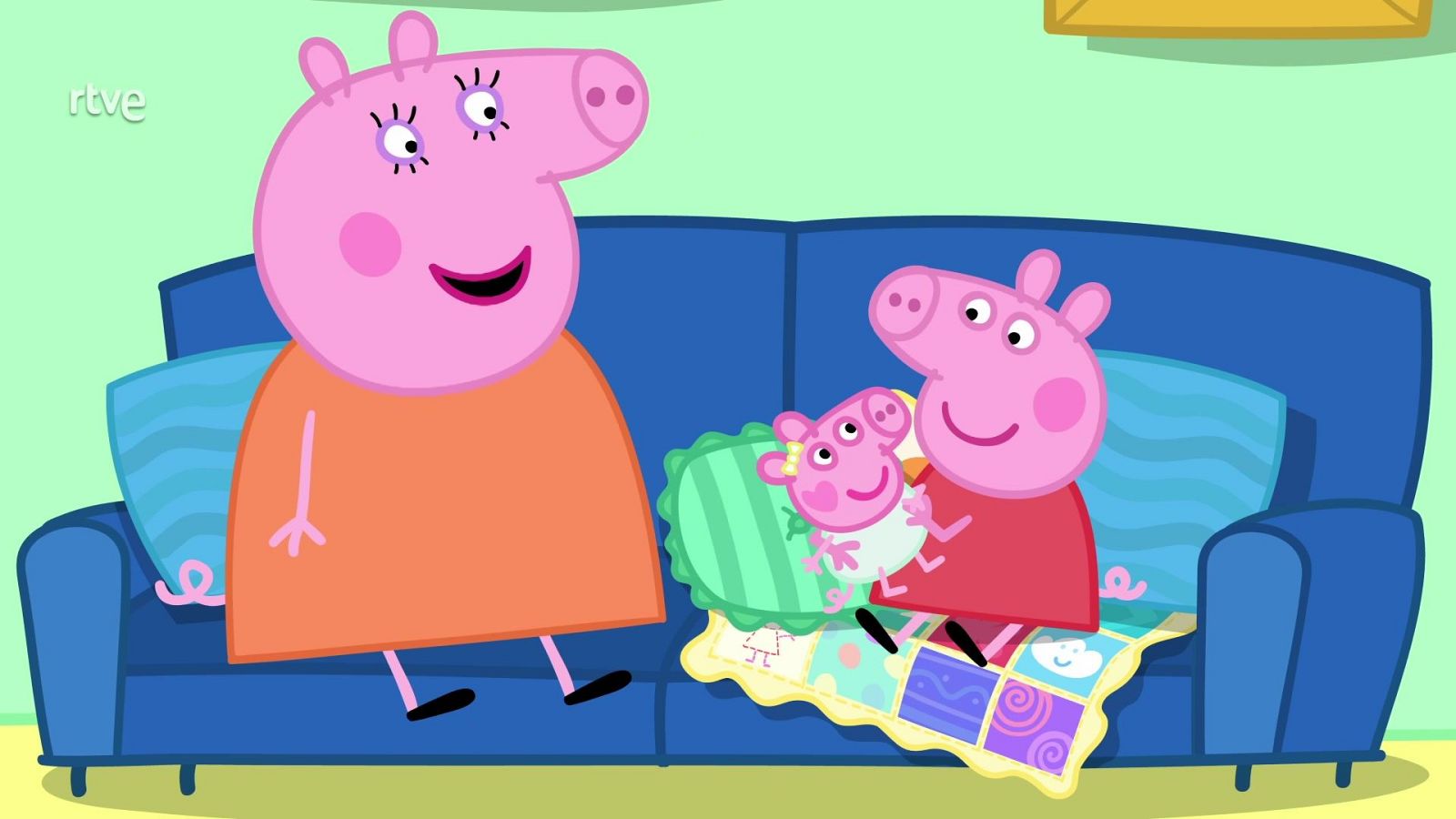 Cómo coger en brazos a la bebé - Peppa Pig | Ver