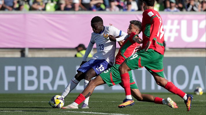 Fútbol - Campeonato del Mundo Sub-20. 1ª semifinal: Marruecos - Francia. Resumen
