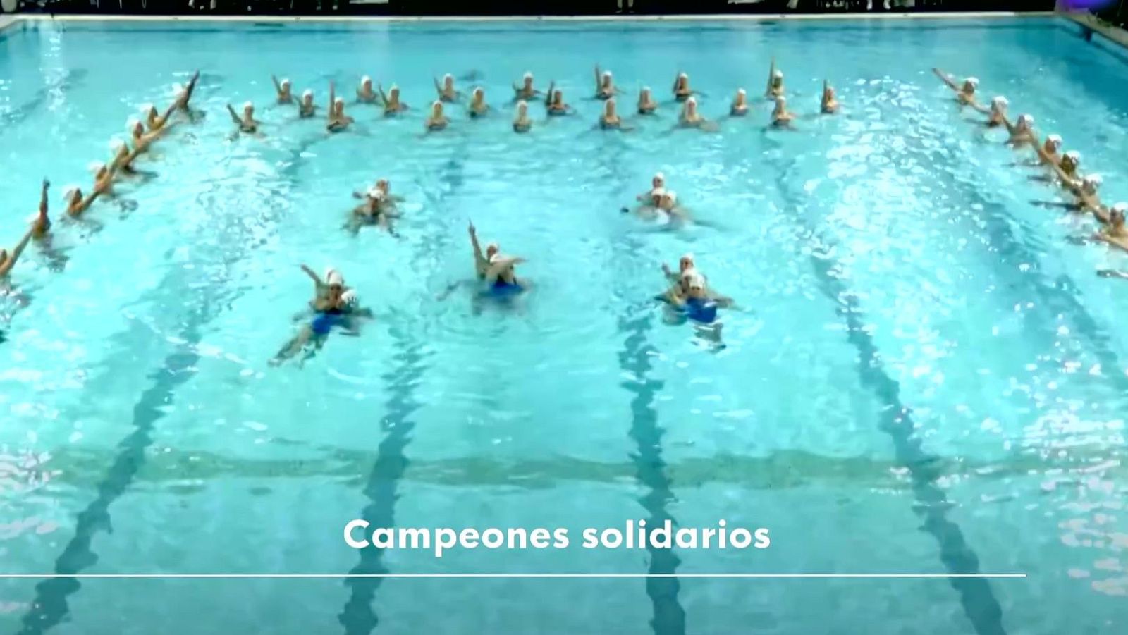 Iris Tió y Dennis González se tiran a la piscina con ASPACE - Los Deportes de La1 | Ver