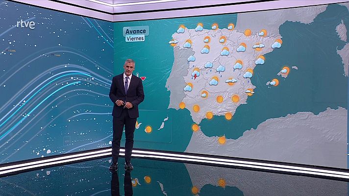 El tiempo - Máximas en aumento en fachada mediterránea y alto Ebro; predominio descensos en resto peninsular