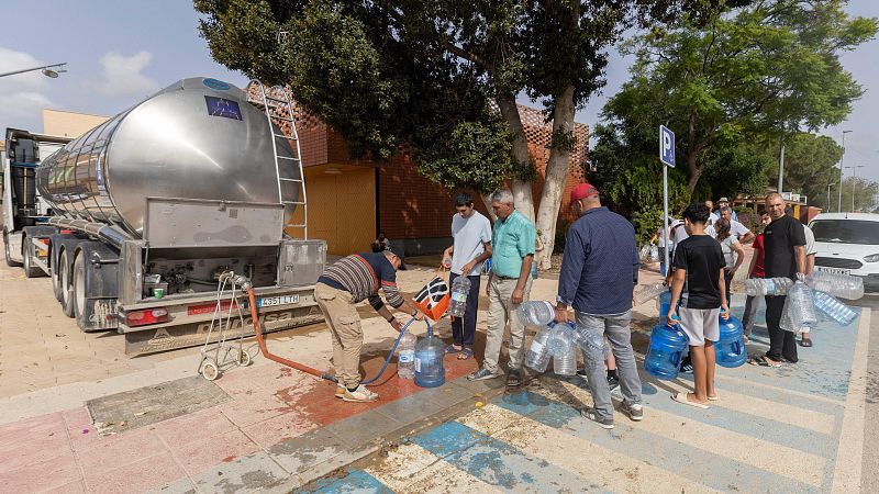 La dana Alice deja sin agua potable a 100.000 vecinos de Murcia durante diez días