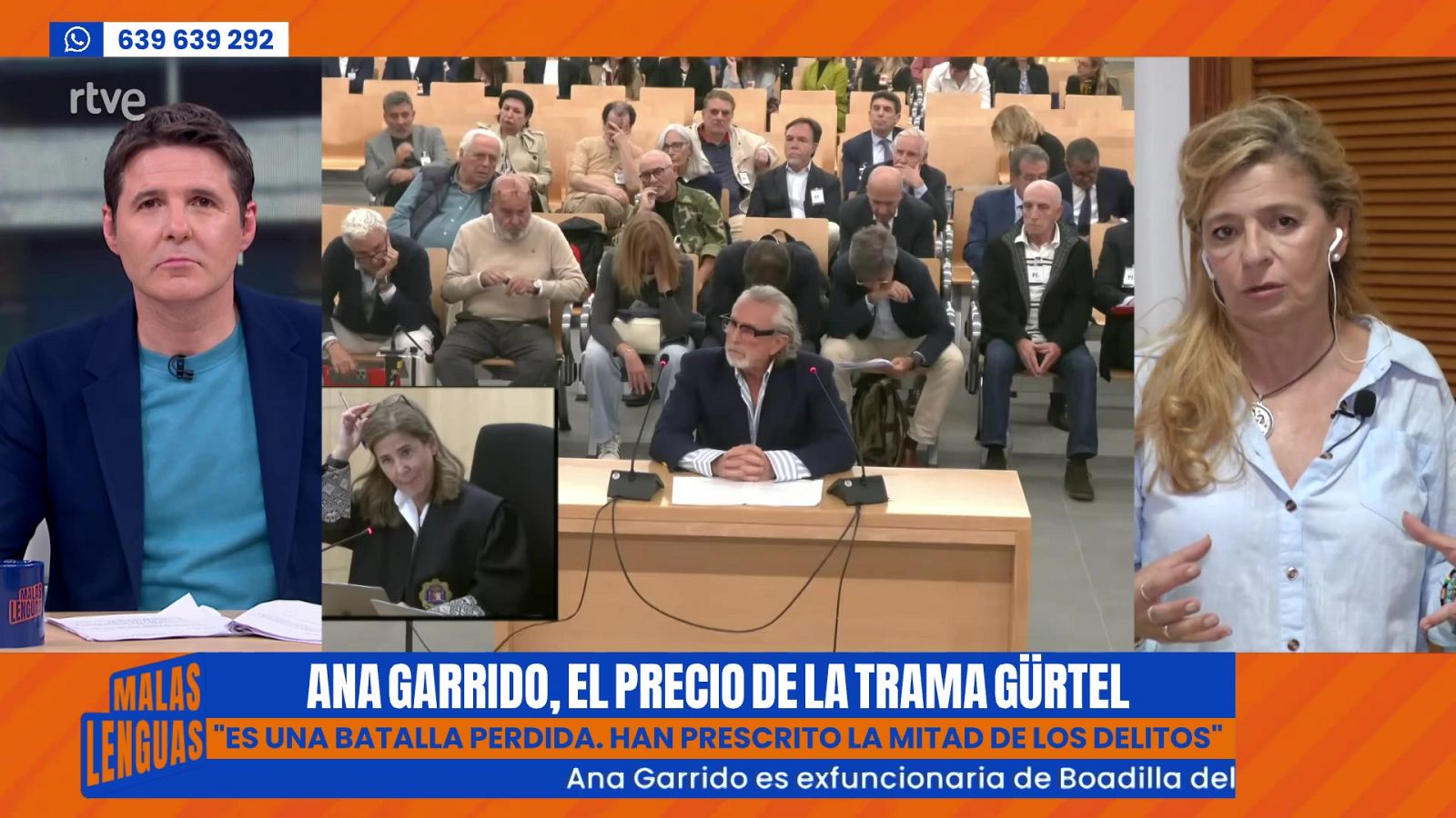 Ana Garrido, denunciante y testigo clave en la trama Gürtel - Malas lenguas | Ver