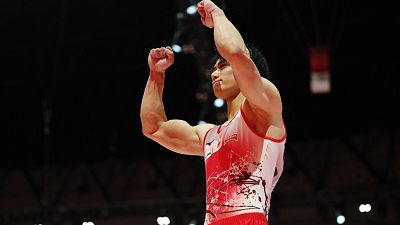 Daiki Hashimoto, triple campeón del mundo de gimnasia artística