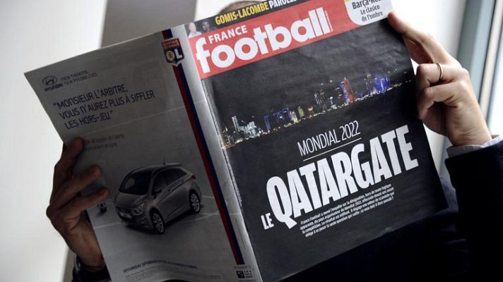 Telediario 1 - Sospechas sobre el Mundial de Catar