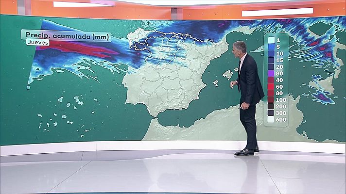 El tiempo - Precipitaciones con probabilidad de ser persistentes y localmente fuertes en Galicia