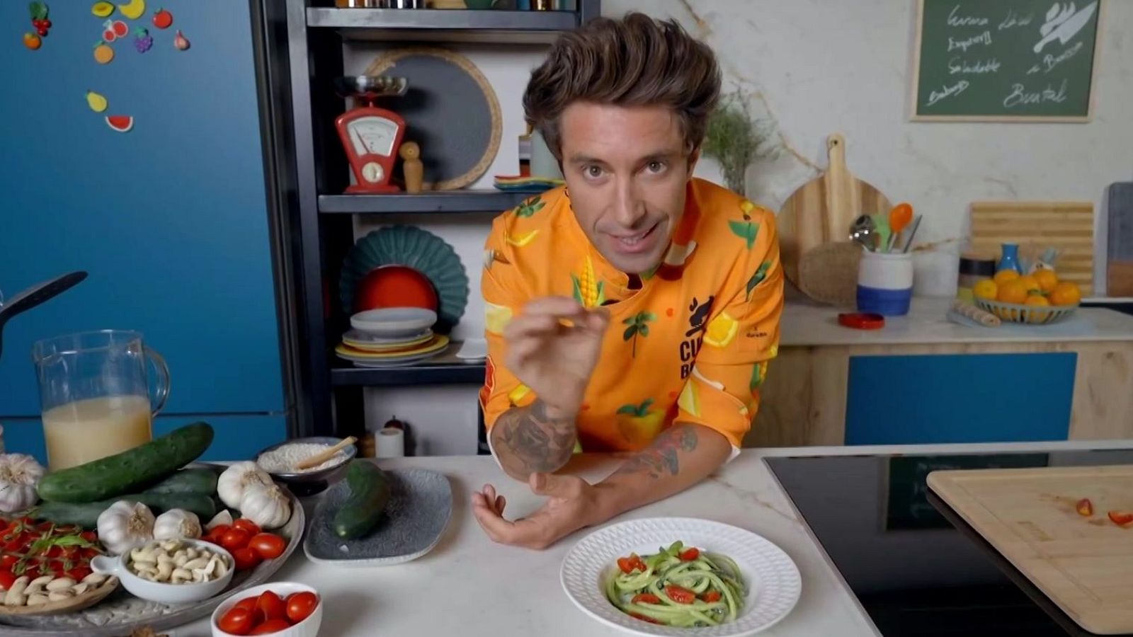 Tallarines de cogombre al pesto - Cuina brutal - Cuina Brutal | Veure