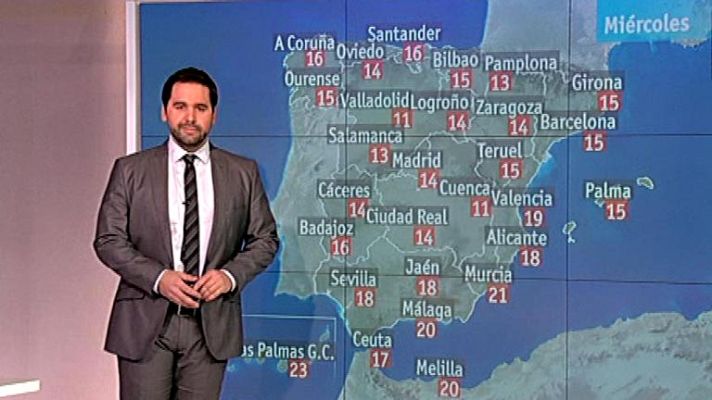 El tiempo - Niebla y nubes altas