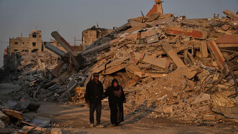 Los gazatíes siguen buscando a los miles de desaparecidos que ha dejado la guerra | Ver