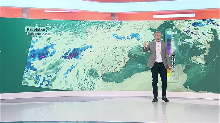 El tiempo - Se esperan precipitaciones en amplias zonas del entorno de los Sistemas Central e Ibérico