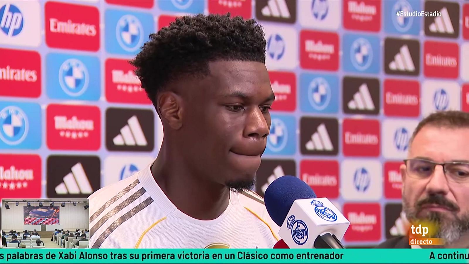 Real Madrid - Barcelona, el clásico: entrevista a Tchouameni - Estudio Estadio | Ver