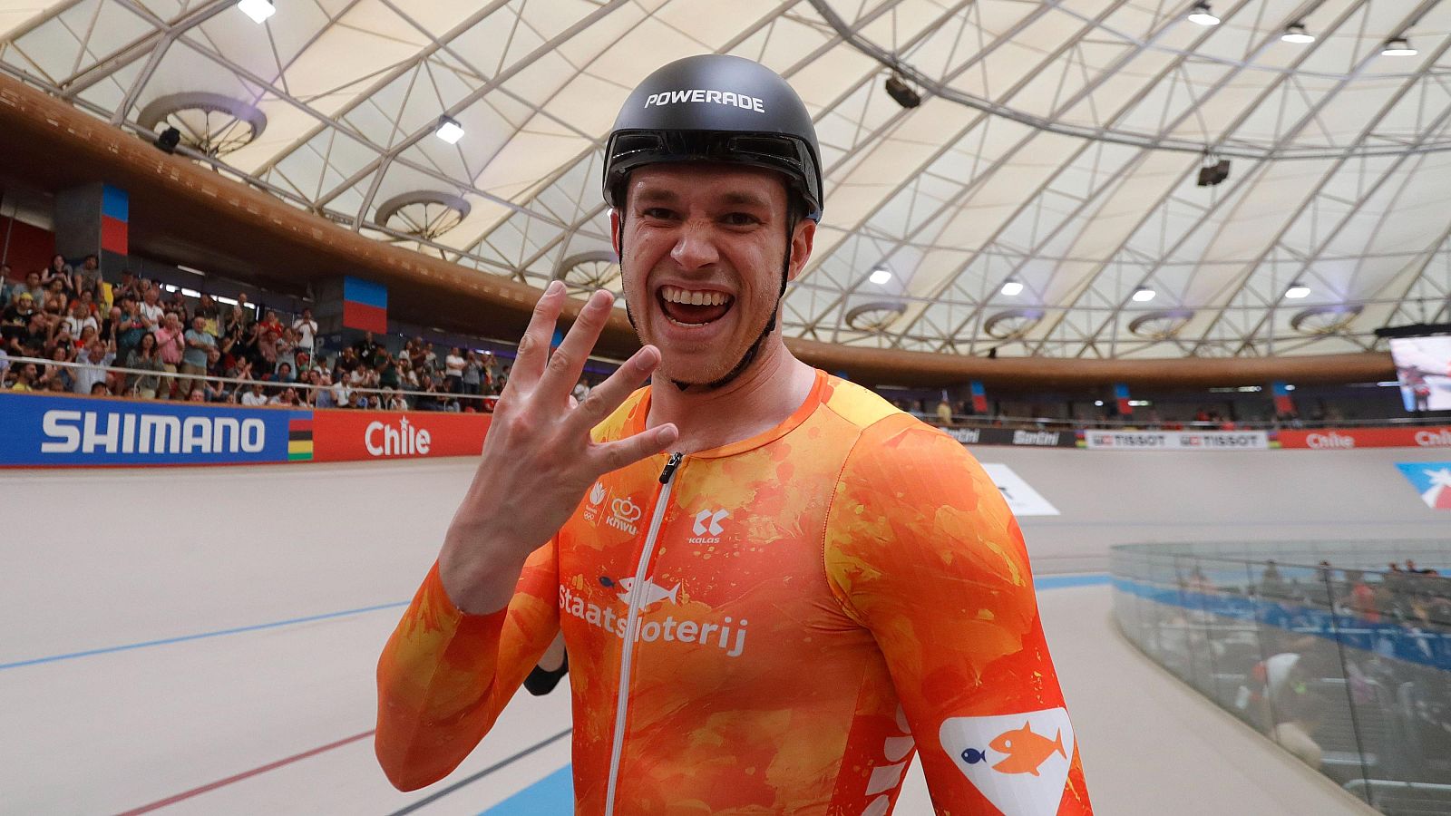 Lavreysen hace pleno en el Mundial de pista con su cuarto oro - Ciclismo | Ver
