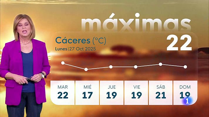 Noticias de Extremadura - El tiempo en Extremadura - 27/10/2025