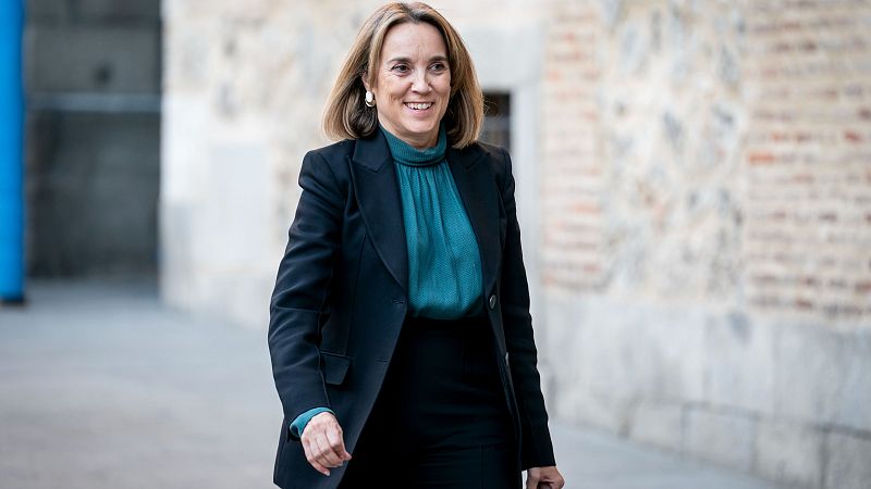 Cuca Gamarra: "Hay que tener valentía como María Guardiola y que sean los ciudadanos los que decidan en las urnas"