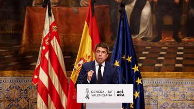 Mazón, en el primer aniversario de la dana del 29-O: "Hubo cosas que debieron funcionar mejor"