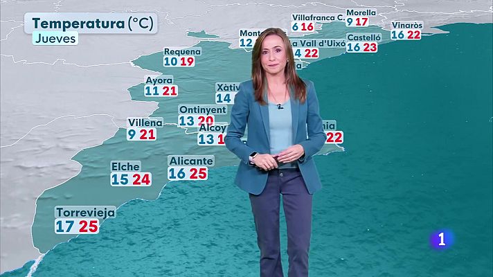 L'informatiu - Comunitat Valenciana - El tiempo en la Comunitat Valenciana 29/10/25