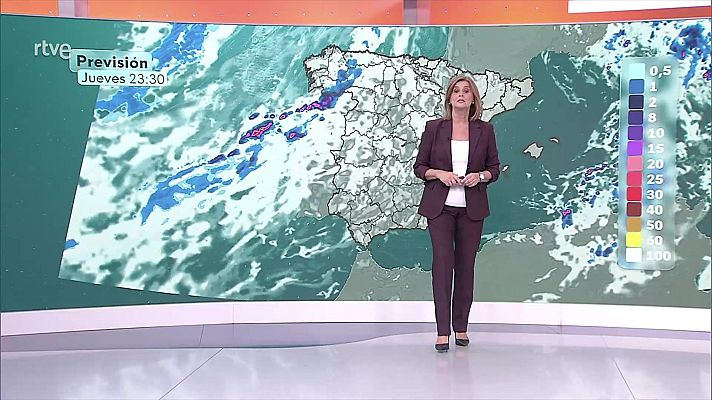 El tiempo - Lluvias persistentes y localmente muy fuertes en Extremadura y Andalucía occidental y sur