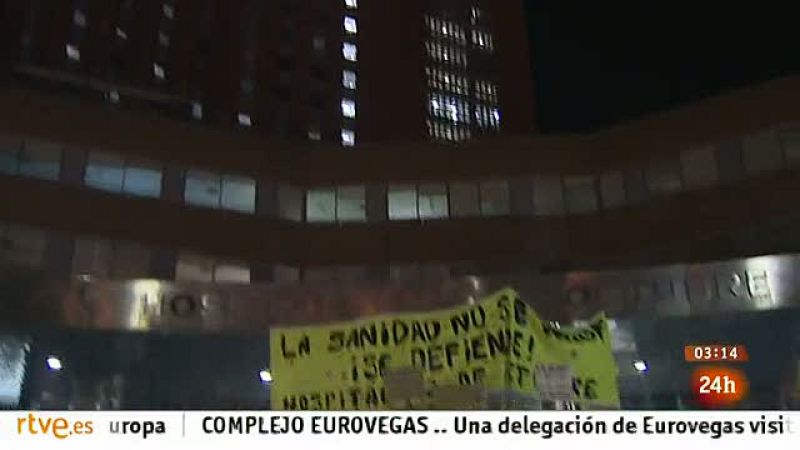 Encierros de 24 horas en los hospitales y centros de salud madrileños en defensa de la sanidad pública