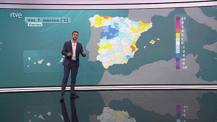 El tiempo - Precipitaciones persistentes y rachas de viento fuertes en el oeste de Galicia