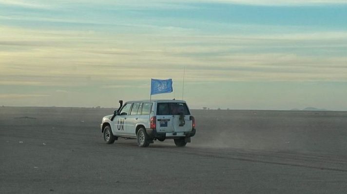 Telediario 1 - La Minurso cumple 34 años con el referéndum sobre la autodeterminación del Sáhara Occidental pendiente de celebrarse