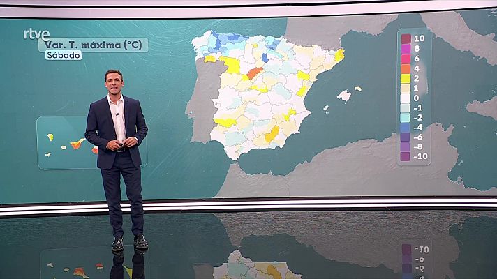 El tiempo - Temperaturas mínimas con ascensos localmente notables en zonas del Cantábrico