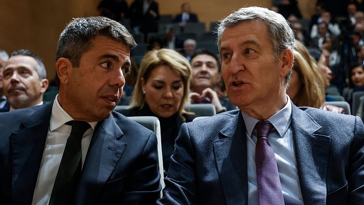 Telediario Fin de Semana - Mazón comparecerá para aclarar su futuro político tras hablar con Feijóo