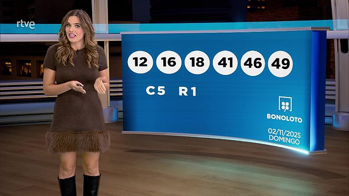 Loterías - Sorteo de la Bonoloto y El Gordo de la Primitiva del 02/11/2025