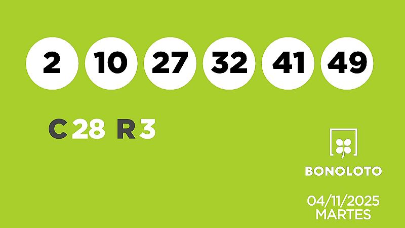 Sorteo de la Lotería Bonoloto y Euromillones del 04/11/2025 - Ver ahora