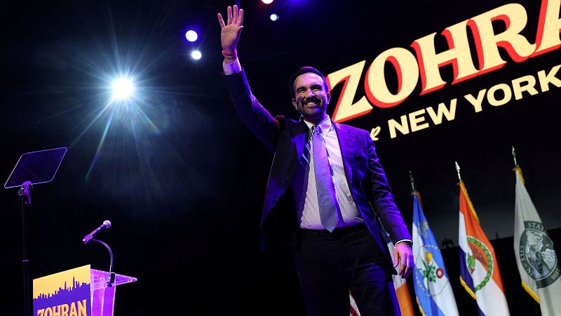 Zohran Mamdani, primer alcalde musulmán y socialista de Nueva York