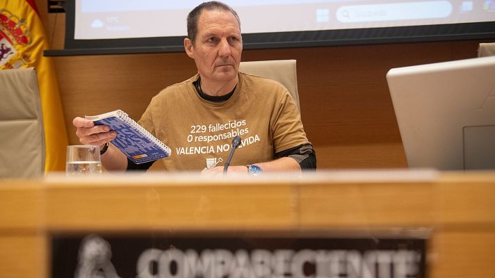 Telediario 1 - Las víctimas de la dana piden en el Congreso un pacto de Estado para evitar que la tragedia se repita